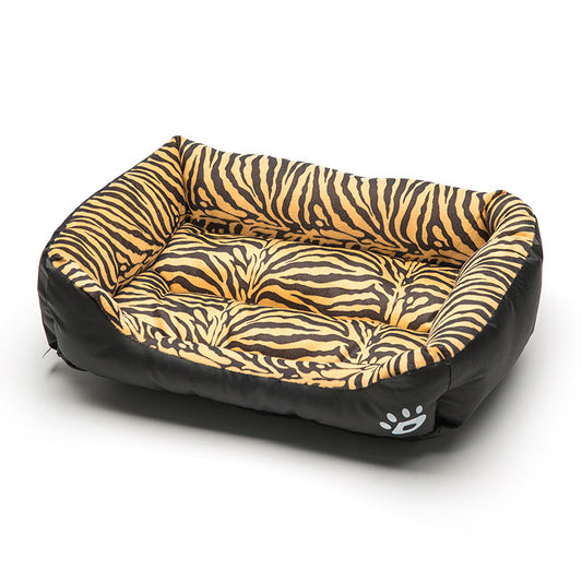 leopard print pet nest