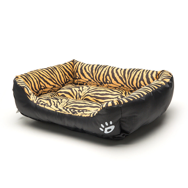 leopard print pet nest